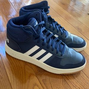 Adidas hi top sneakers Navy Blue 11